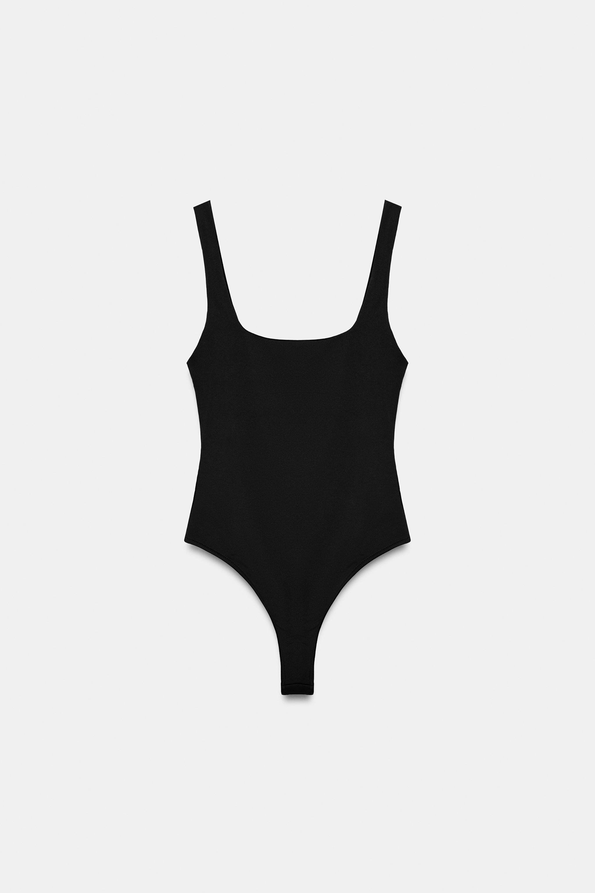 SQUARE NECK STRETCH BODYSUIT